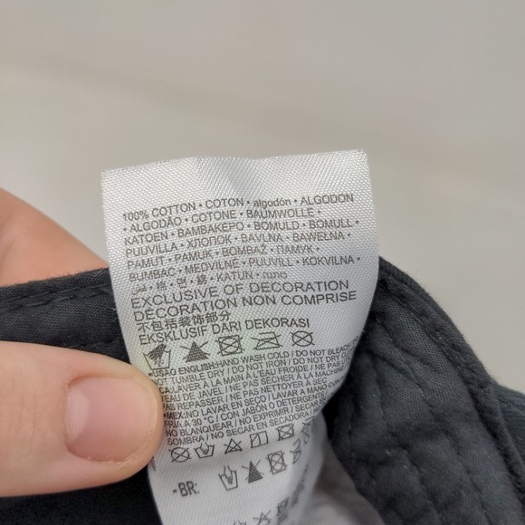 Nike Baby Infant Strapback Hat Black Swoosh Logo Embroidered 100% Cotton - Picture 8 of 8